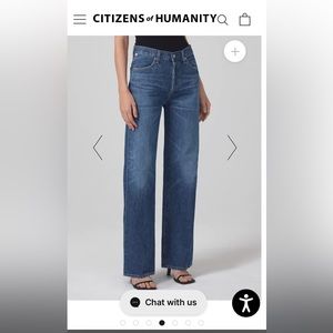 Citizens of Humanity Annina Jeans in Blue Rose size 26 with 33"inseam